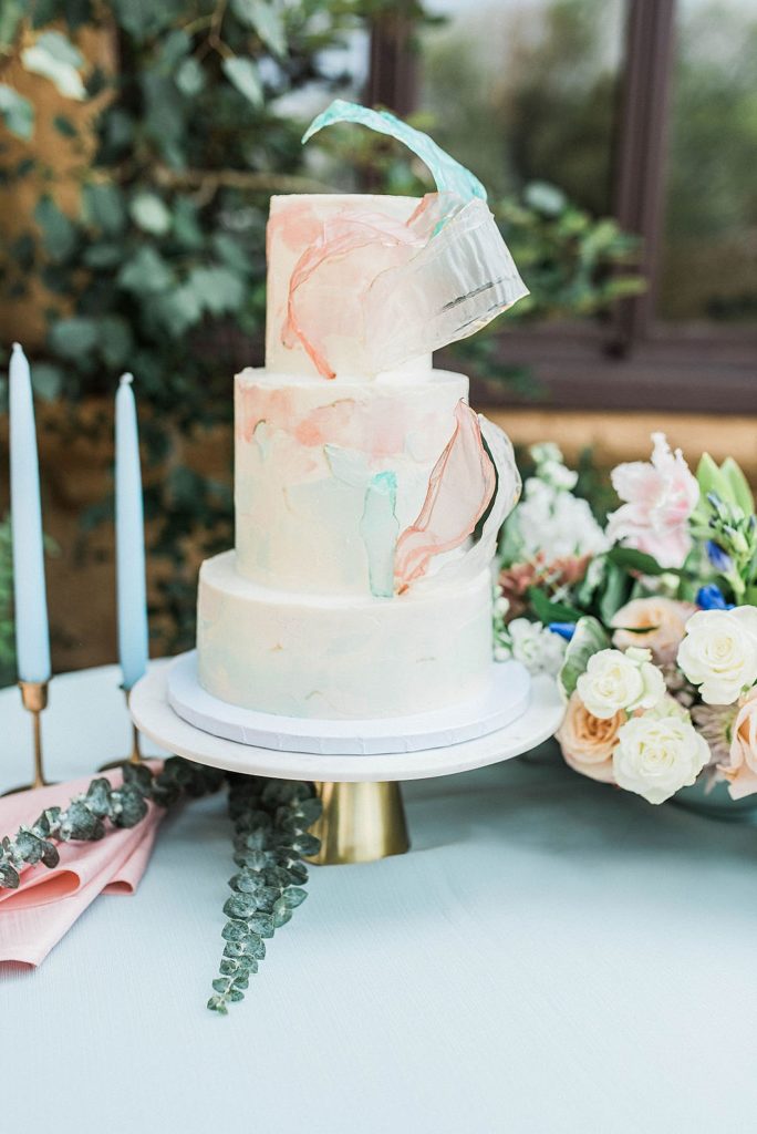stunning watercolor inspired cake by ruby jean patisserie