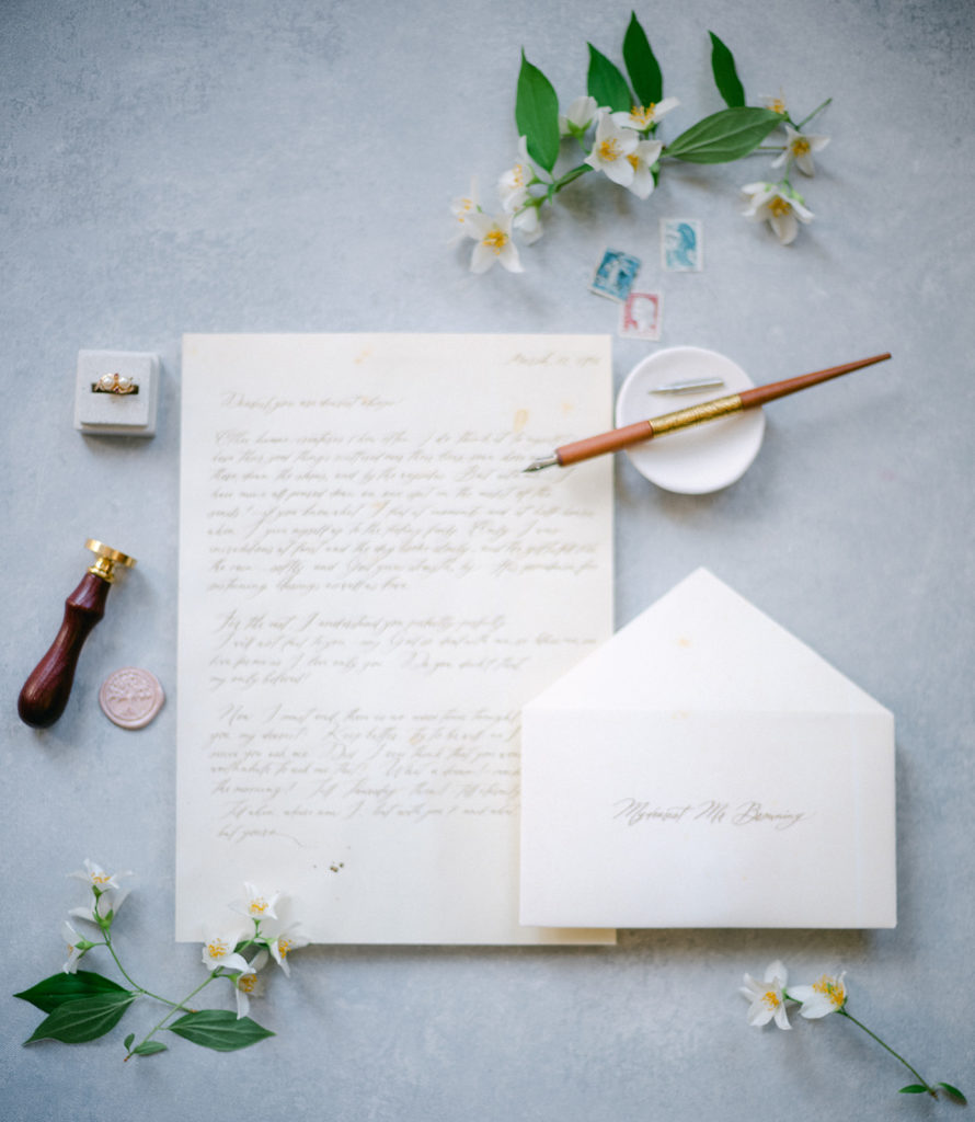 cherokee ranch and castle wedding the art of letter writing