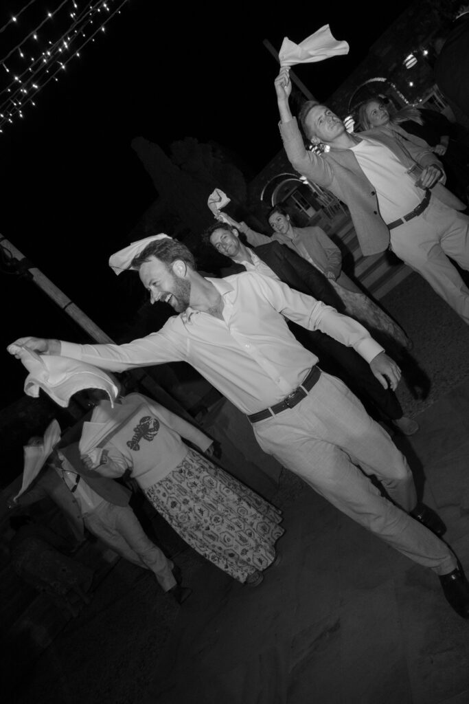 Mediterranean seaside scenery in Sicily inspiring an understated destination wedding style.